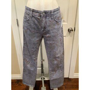 Pilcro Anthropologie Slim Boyfriend Multicolor Floral Jeans, Size 28